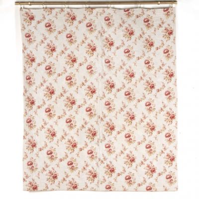 19th Century French Floral Quilt